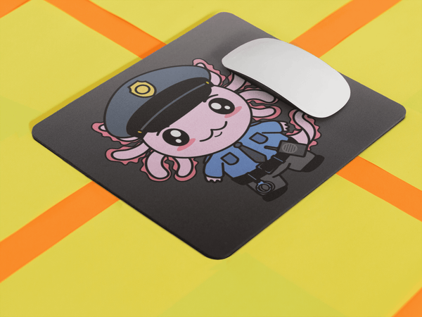 Mousepad Axolotzin Policia Ajolote