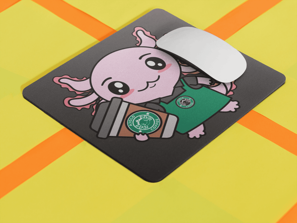 Mousepad Axolotzin Barista Ajolote