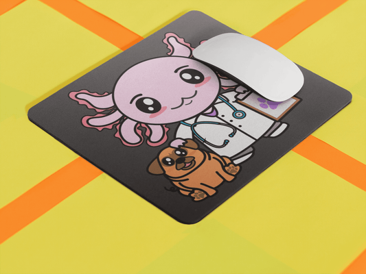 Mousepad Axolotzin Veterinario Ajolote