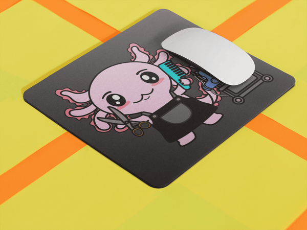 Mousepad Axolotzin Barbero Ajolote