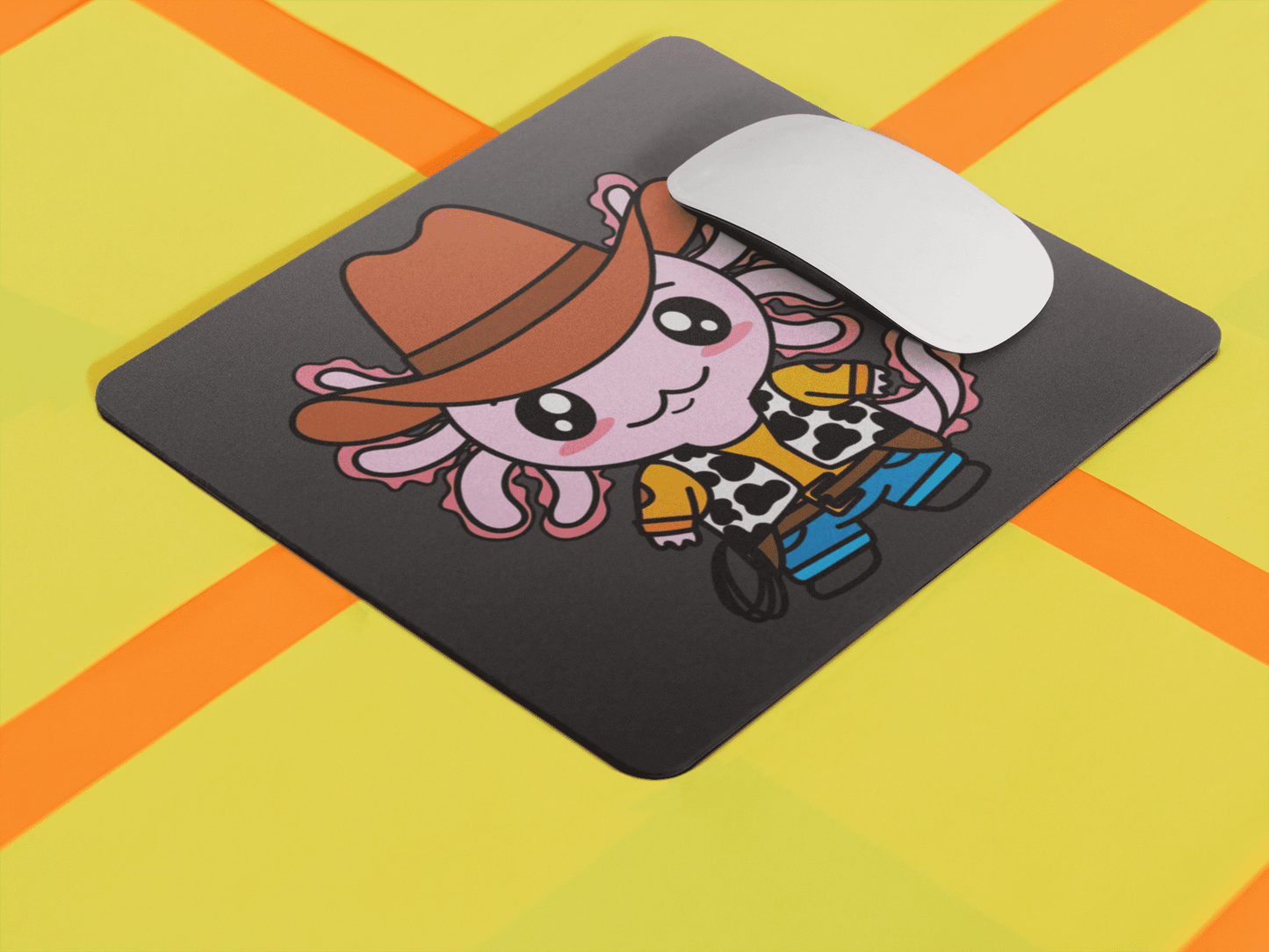 Mousepad Axolotzin Vaquero Ajolote