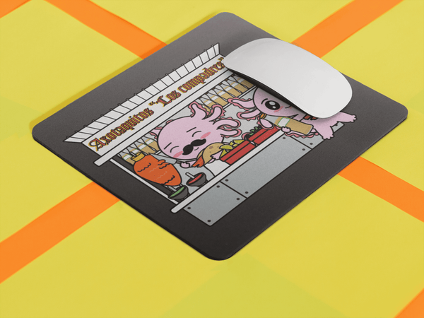 Mousepad Axolotzin Puesto De Tacos Ajolote