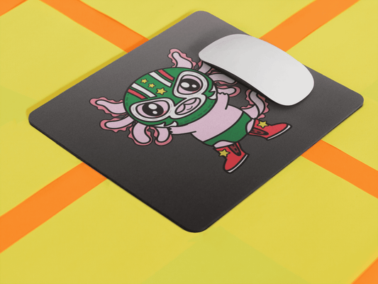 Mousepad Axolotzin Luchador Ajolote