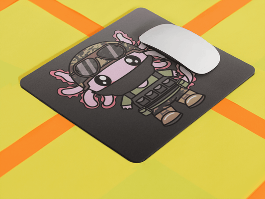 Mousepad Axolotzin Militar Ajolote