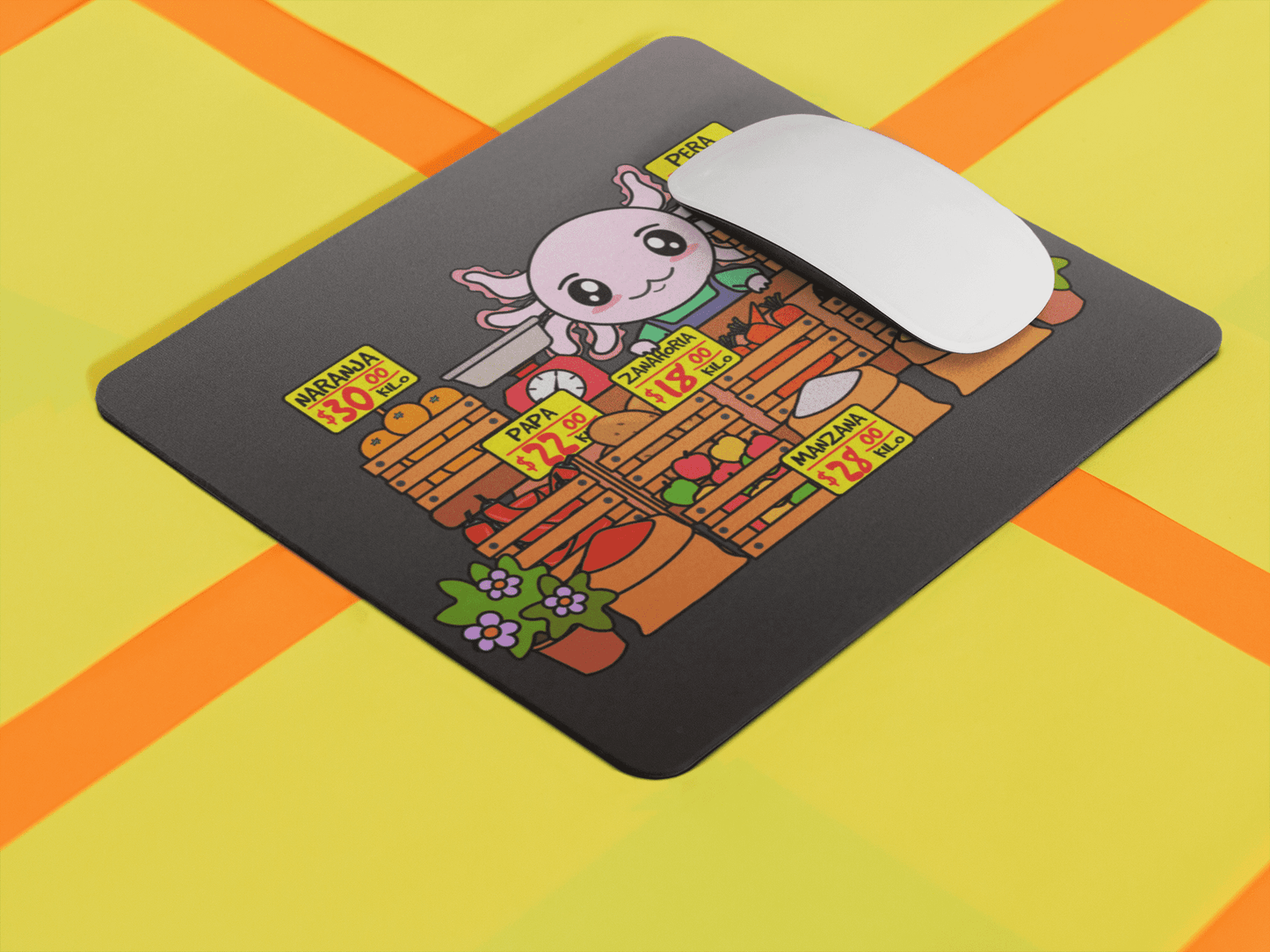 Mousepad Axolotzin Marchante Ajolote