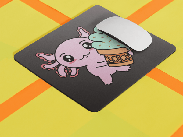 Mousepad Axolotzin Helado Ajolote