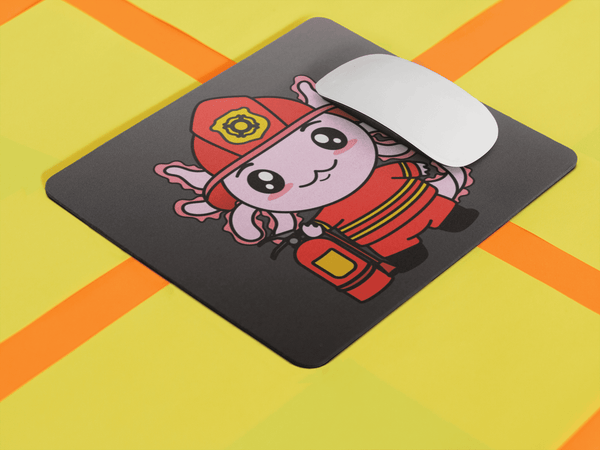 Mousepad Axolotzin Bombero Ajolote