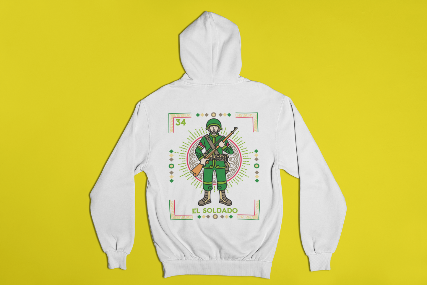Hoodie Loteria El Soldado Unisex