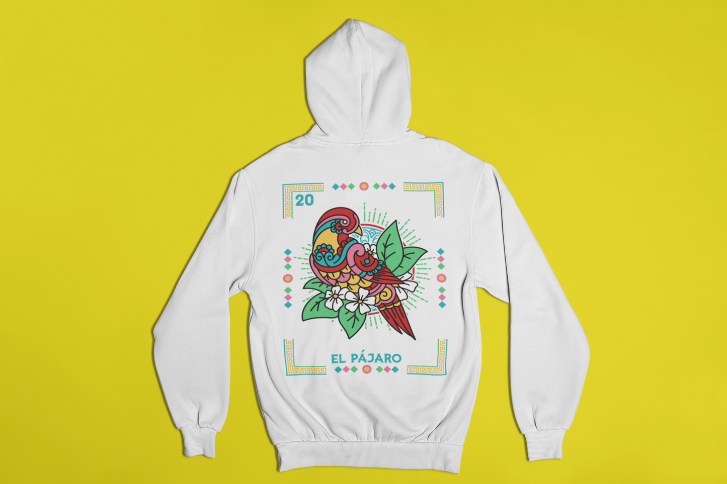 Hoodie Loteria El Pajaro Unisex