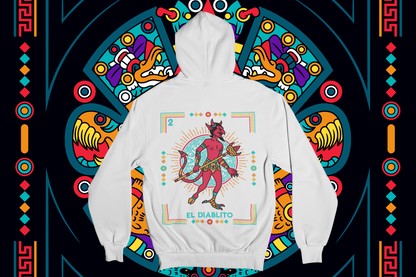 Hoodie Loteria El Diablito Unisex