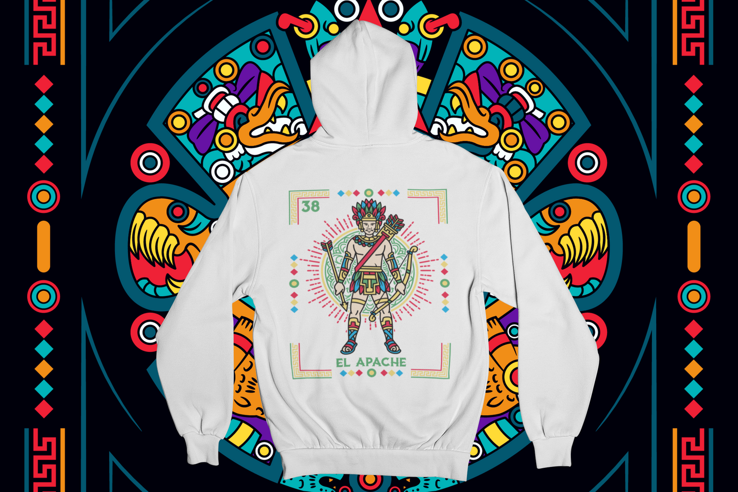 Hoodie Loteria El Apache Unisex