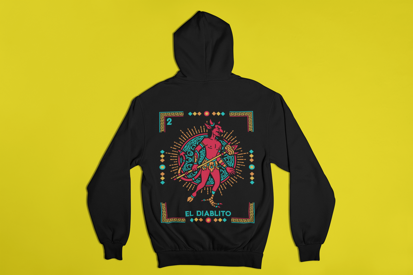 Hoodie Loteria El Diablito Unisex
