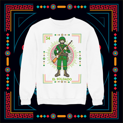Sudadera Loteria El Soldado UNISEX