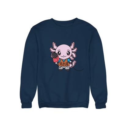 Sudadera Axolotzin Reportero Ajolote Unisex