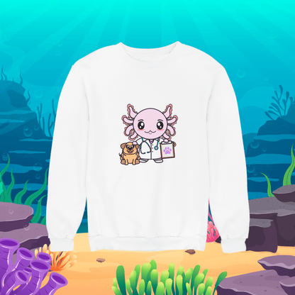 Sudadera Axolotzin Veterinario Ajolote Unisex