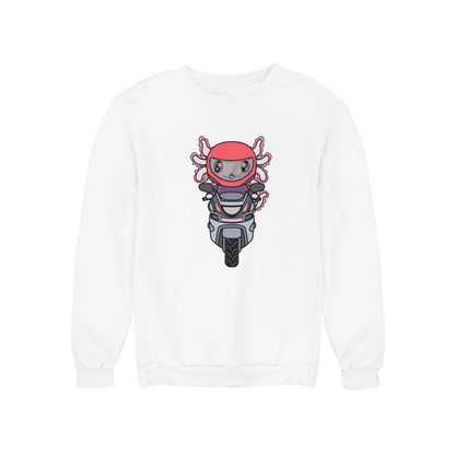 Sudadera Axolotzin Motoneta Ajolote Unisex