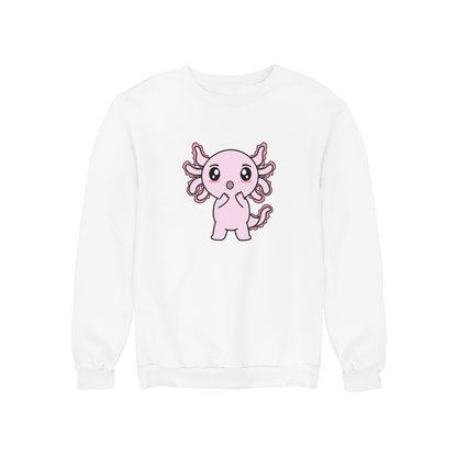 Sudadera Axolotzin Sorprendido Ajolote Unisex