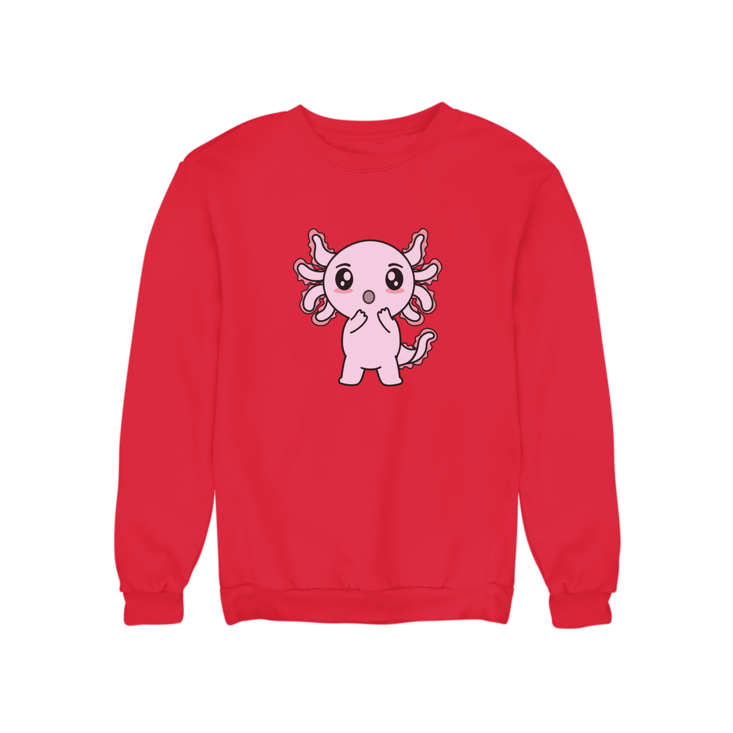 Sudadera Axolotzin Sorprendido Ajolote Unisex