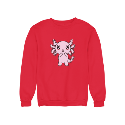 Sudadera Axolotzin Sorprendido Ajolote Unisex