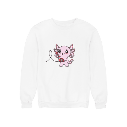 Sudadera Axolotzin Telefono Ajolote Unisex