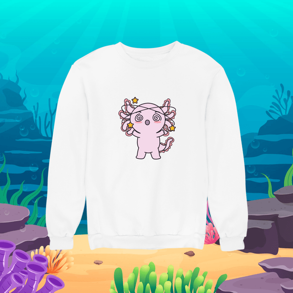 Sudadera Axolotzin Mareado Ajolote Unisex