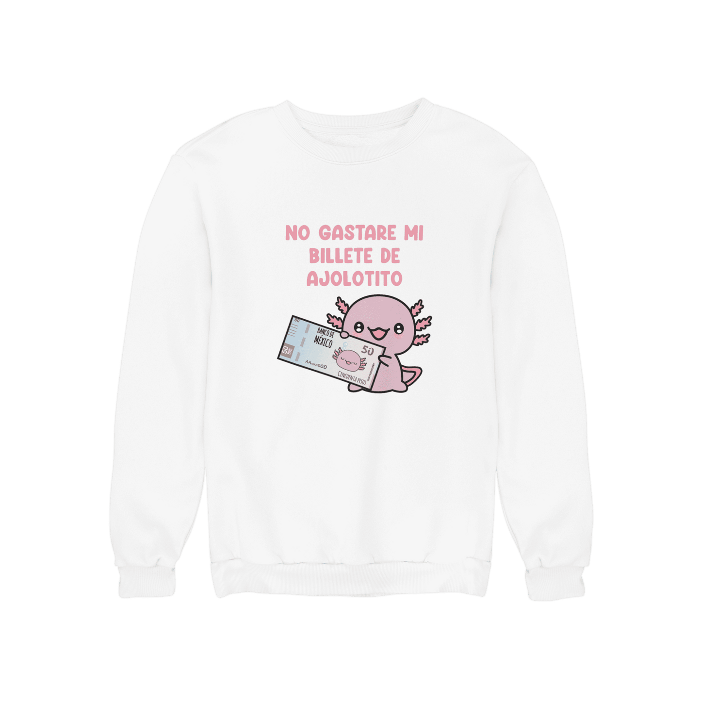 Sudadera Ajolote Billete Xo The Monster Unisex