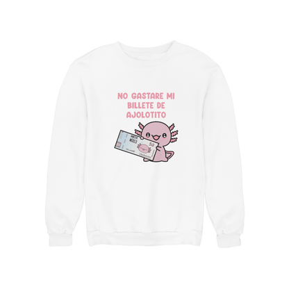Sudadera Ajolote Billete Xo The Monster Unisex