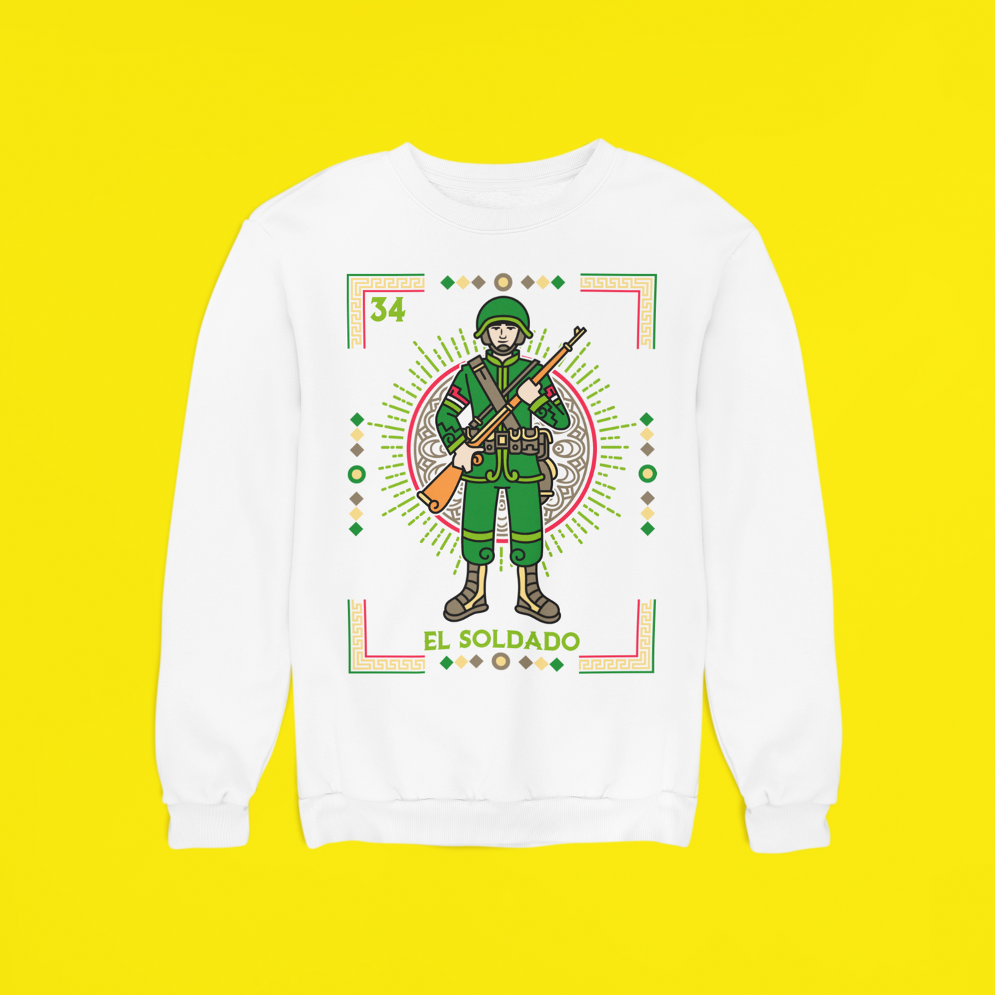 Sudadera Loteria El Soldado UNISEX