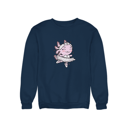 Sudadera Axolotzin Bailarina De Ballet Ajolote Unisex