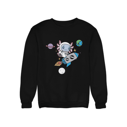 Sudadera Axolotzin Cohete Ajolote Unisex
