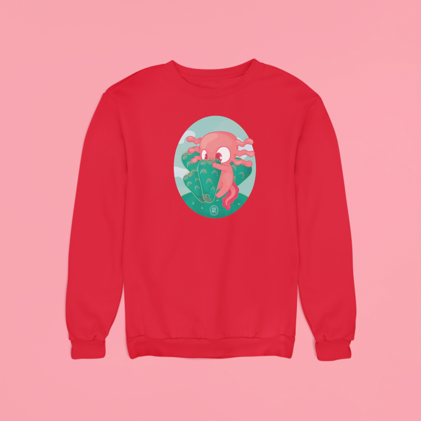 Sudadera Ajolotito Nopalito Mirari Chan