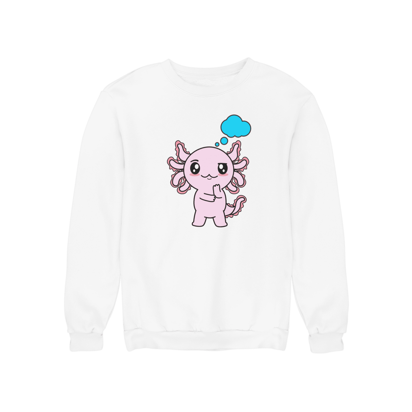 Sudadera Axolotzin Pensando Ajolote Unisex
