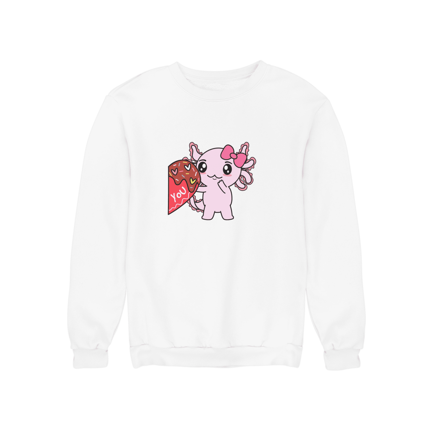 Sudadera Axolotzin Love You Ajolote Unisex