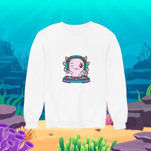 Sudadera Axolotzin Dj Ajolote Unisex