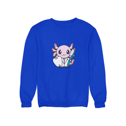 Sudadera Axolotzin Dentista Ajolote Unisex