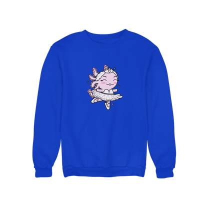 Sudadera Axolotzin Bailarina De Ballet Ajolote Unisex