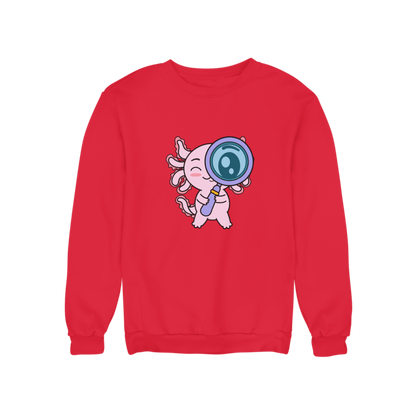 Sudadera Axolotzin Curioso Ajolote Unisex