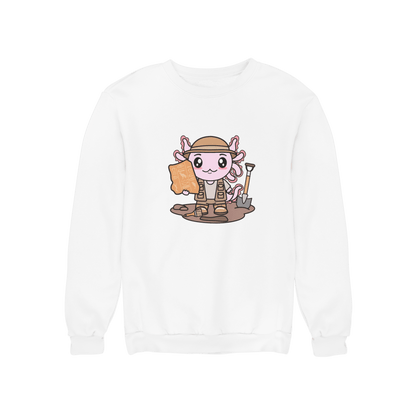 Sudadera Axolotzin Arqueologo Ajolote Unisex