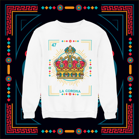 Sudadera Loteria La Corona UNISEX