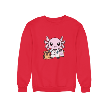 Sudadera Axolotzin Veterinario Ajolote Unisex