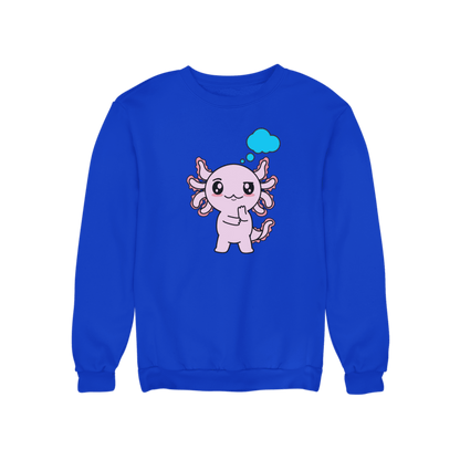 Sudadera Axolotzin Pensando Ajolote Unisex