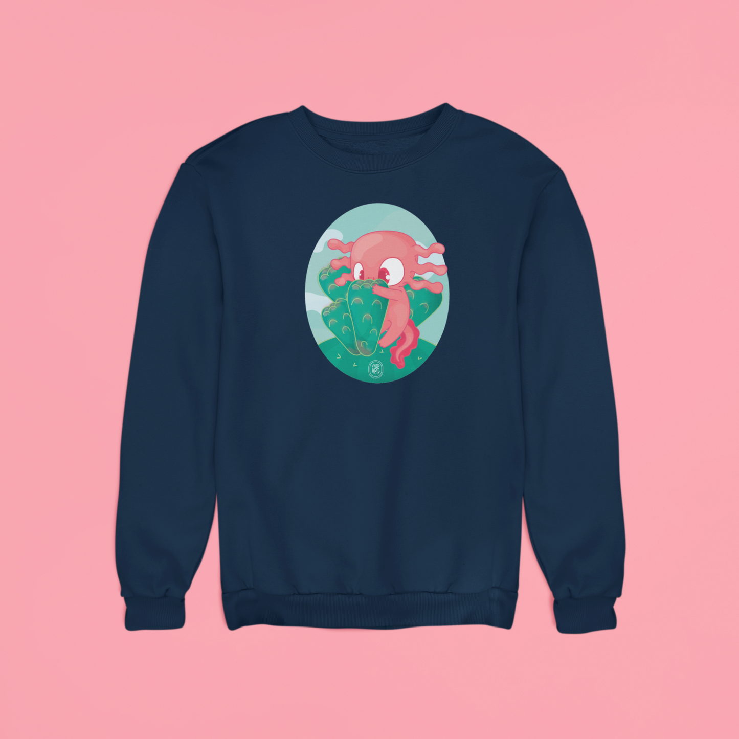 Sudadera Ajolotito Nopalito Mirari Chan