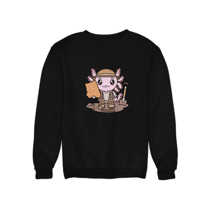 Sudadera Axolotzin Arqueologo Ajolote Unisex