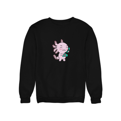 Sudadera Axolotzin Telefono Ajolote Unisex