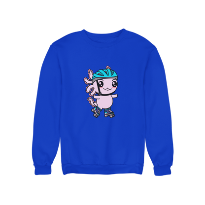 Sudadera Axolotzin Patinador Ajolote Unisex