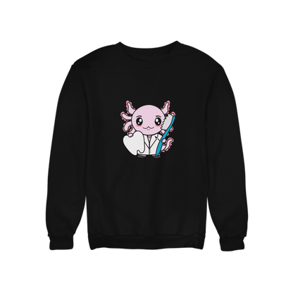 Sudadera Axolotzin Dentista Ajolote Unisex