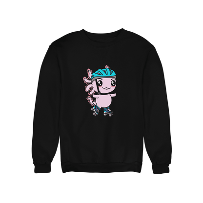 Sudadera Axolotzin Patinador Ajolote Unisex