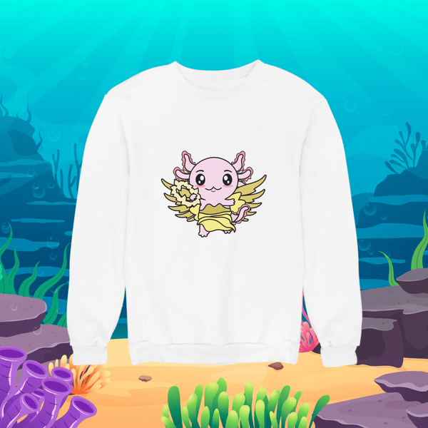 Sudadera Axolotzin Victoria Alada Ajolote Unisex