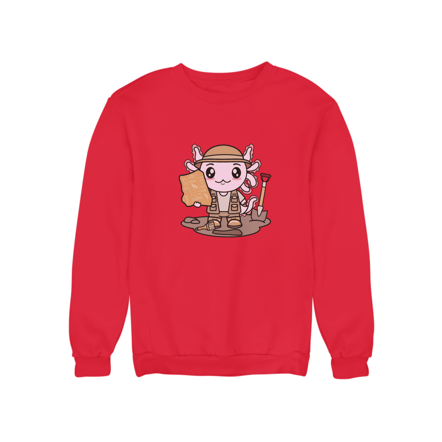 Sudadera Axolotzin Arqueologo Ajolote Unisex
