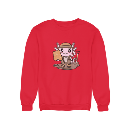 Sudadera Axolotzin Arqueologo Ajolote Unisex